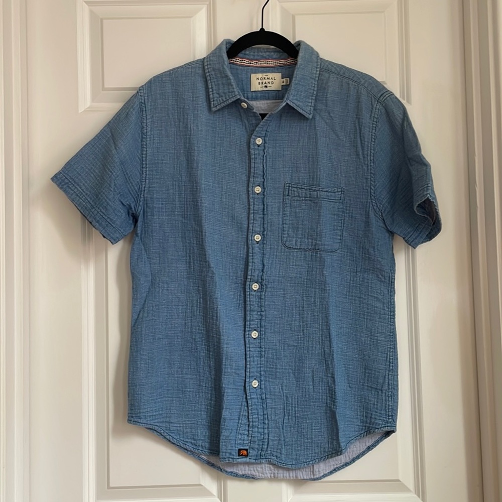 Mens Normal Brand Chambray Shirt